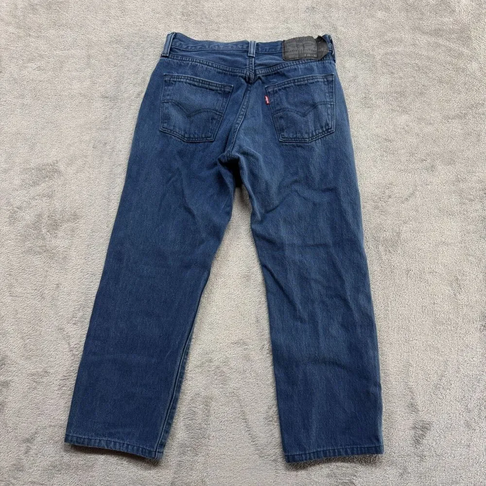 Levi's 501 Jeans‎ Mens Measured 28x25 Blue Denim Button Fly